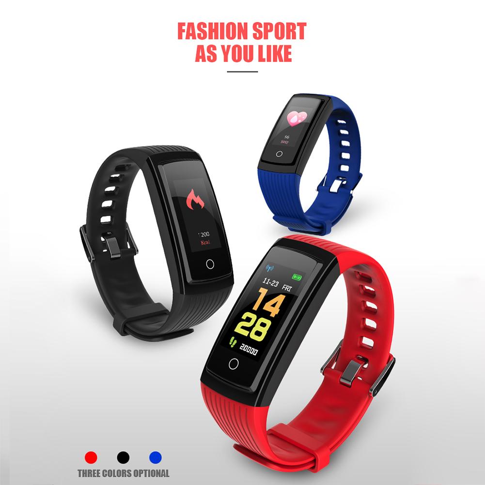 Smart Bracelet 3 Colors Smart Wristband Color Screen Smart Band Heart Rate Step Counting Exercise Reminder Waterproof Fitness
