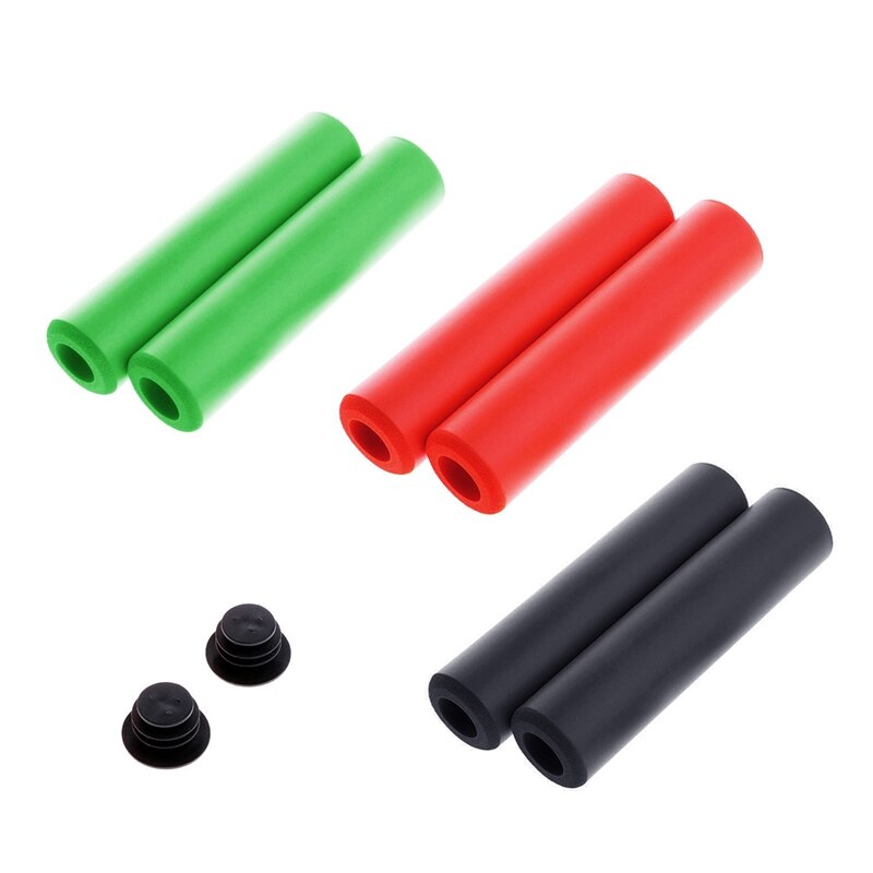 Handle Bar Grips Scooter BMX MTB Mountain Bike Bicycle Cycle Ultralight Silicone
