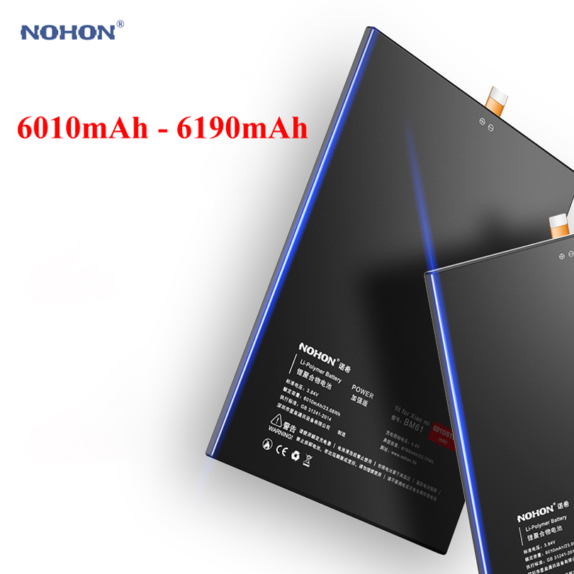 Nohon – batterie li-polymère pour tablette Xiaomi Mi Pad 2 BM61, 6010mAh-6190mAh, intégrée