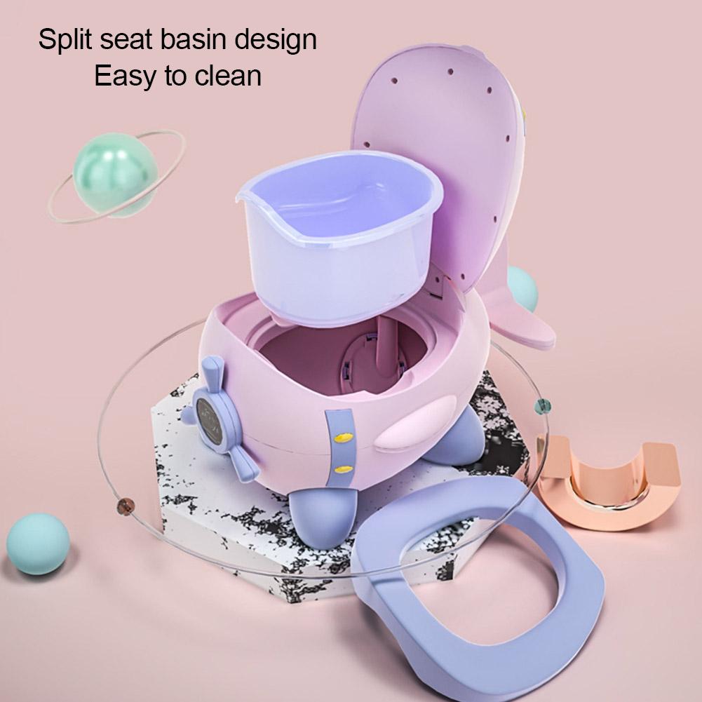 Aereo a Forma di bambino di Formazione Vasino Sedia Stabile Vaso da notte con Antiscivolo Strisce Perfetto bambino Toilette per I Più Piccoli Neonati Bambini