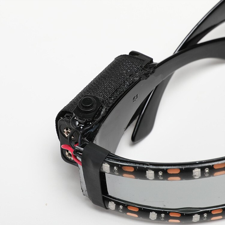 Gafas LED luminosas para en Club nocturno, lentes luminosos para mujer, barra masculina, accesorios para Club de puesta en escena, gafas Flash para cantante bailarina