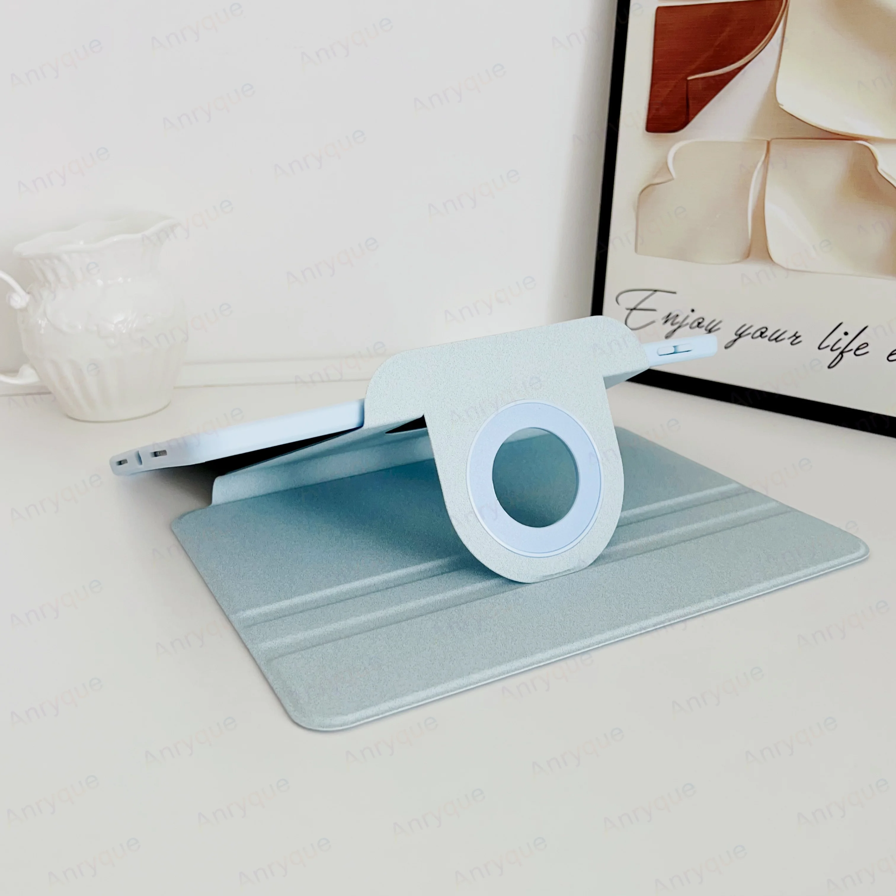 Afneembare magnetische hoes voor iPad Mini A17 Pro hoes voor iPad Mini 7 8,3 inch tablethoes Mini 6 opvouwbare folio cover potloodhouder