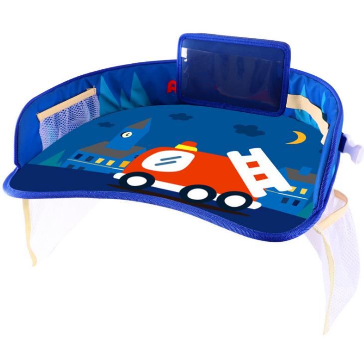 Bærbart bilsæde til børn bord mad drikke bord bakke baby bil sikkerhedssæde bakke vandtæt klapvogn holder børn bil tilbehør: C