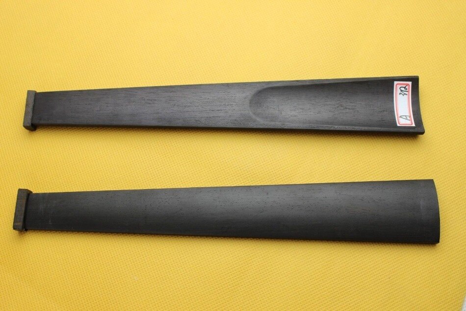 1 szt. Wysokiej jakości podstrunnica skrzypcowa 4/4 podstrunnica hebanowa-dobrze naturalny heban