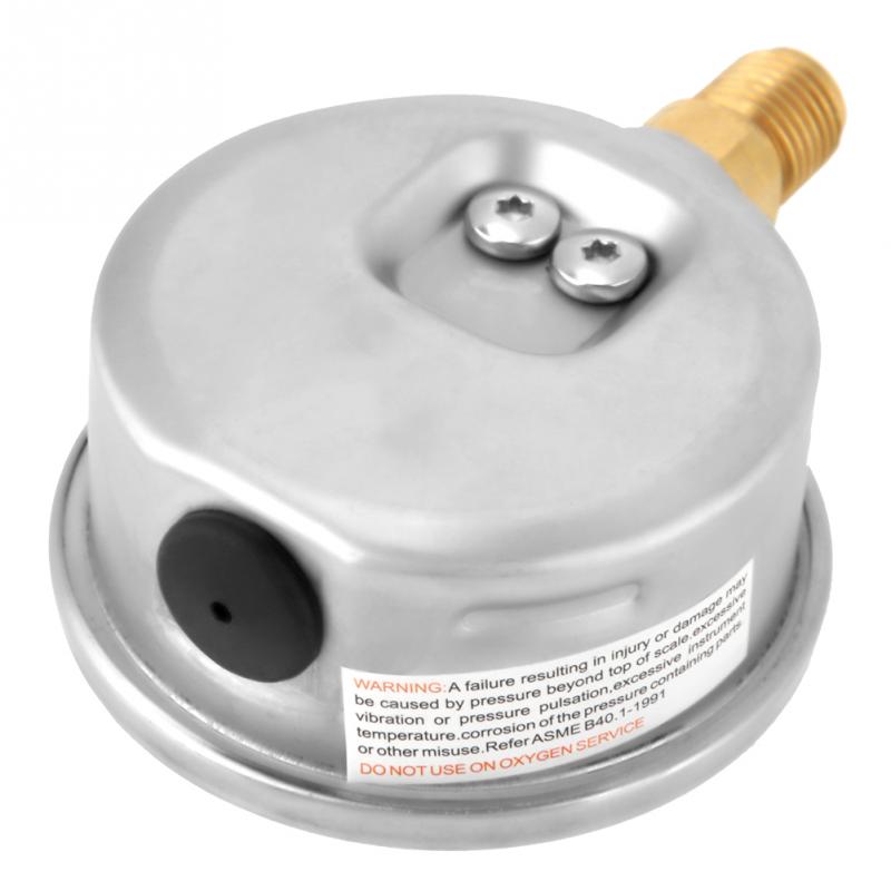 0-250 bar 0- 3750 psi  g1/4 63mm skive hydraulisk vanntrykkmåler måler manometer luftolje vann hydraulisk gjeng