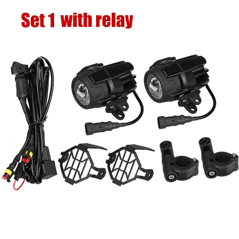 Koplamp hulpverlichting mistlamp montage voor bmw  r1200gs lc/adv  f800gs f750gs f650gs r1150gs motorfiets hoge helderheid: Set 1