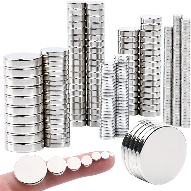 Imanes de refrigerador de 8x2/8x3/10x3mm, 3 tamaños diferentes, imanes pequeños, imanes de nevera de disco redondo pequeño para manualidades de pasatiempos de oficina