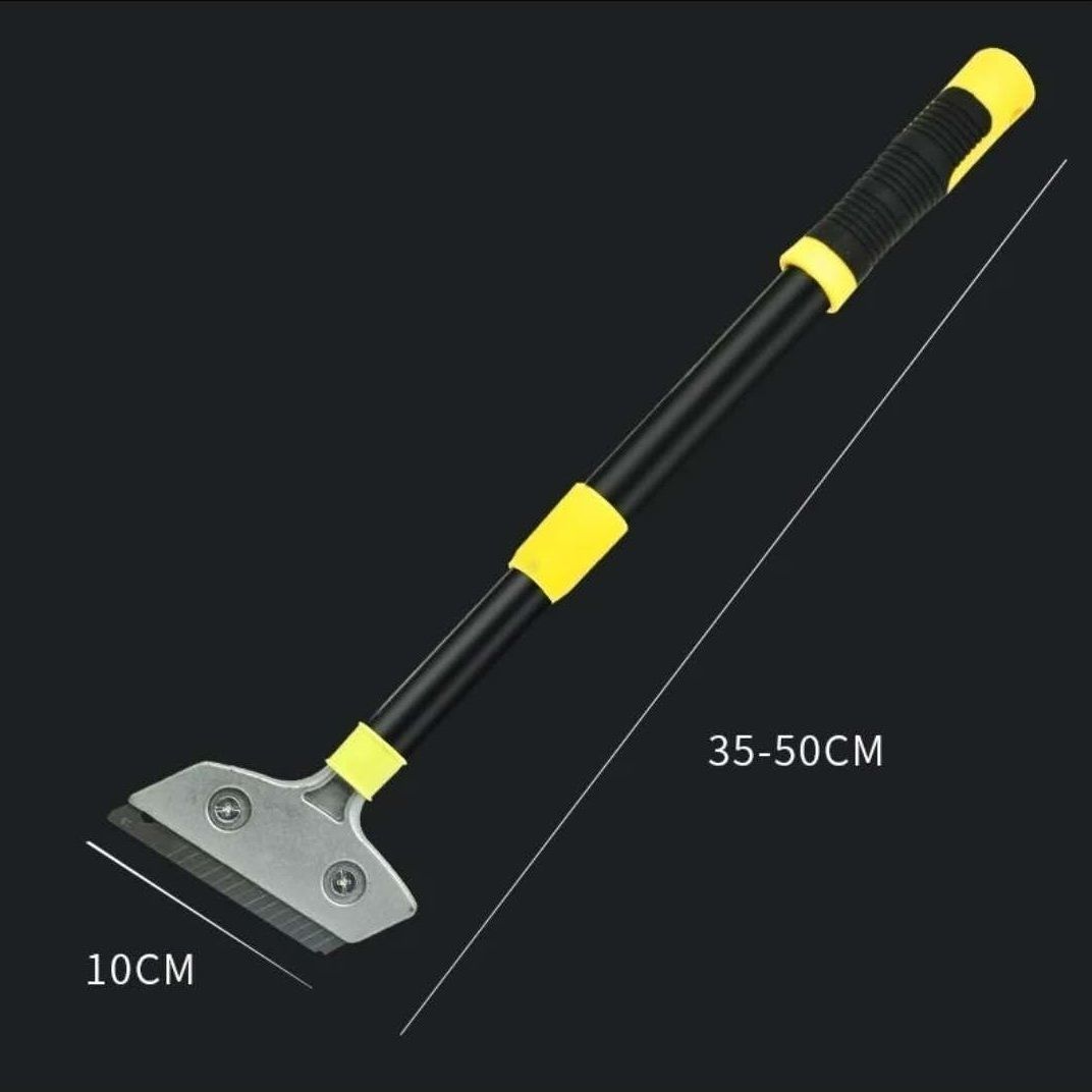 Retractable aluminum alloy cutter head cleaning shovel floor glass degumming cleaning beauty joint shovel wall blade: 35cm-50cm long