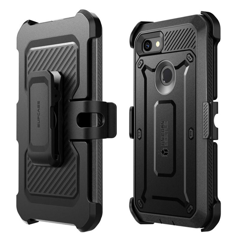 SUPCASE For Google Pixel 3a XL Case ) UB Pro Full-Body Rugged Holster Protective Case Cover with Built-in Screen Protector