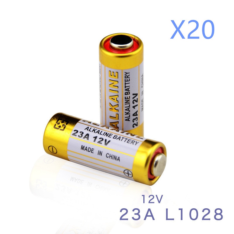 20 stks/partij Kleine Batterij 23A 12V 21/23 A23 E23A MN21 MS21 V23GA L1028 Alkaline Batterij