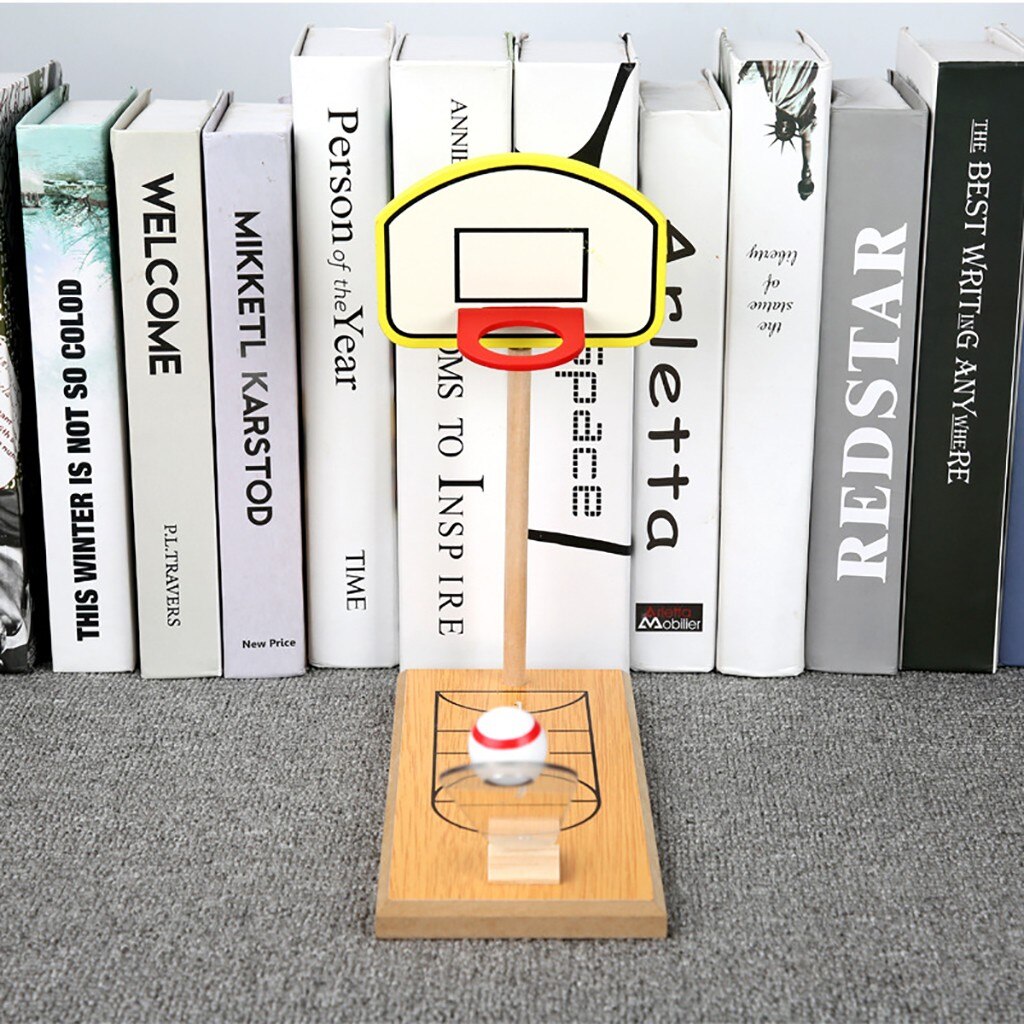 neue Heiße Mini Holz Basketball Schießen Spiel Tabletop Büro Schreibtisch-Spiel Neuheit Lustige bildungs Art spielzeug