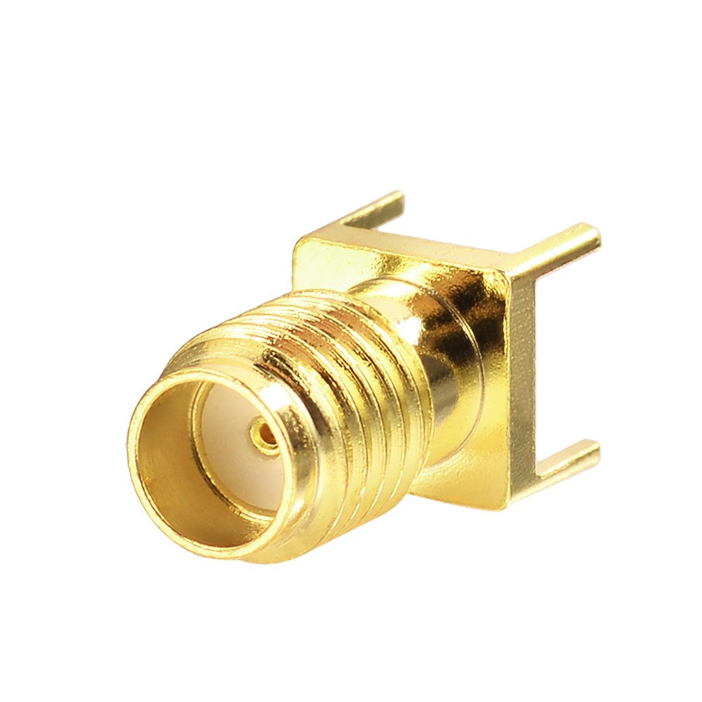 Superbat Ssma Vrouwelijke Connector Thru Hole Verticale Pcb Mount Straight Rf Coaxiale Connector
