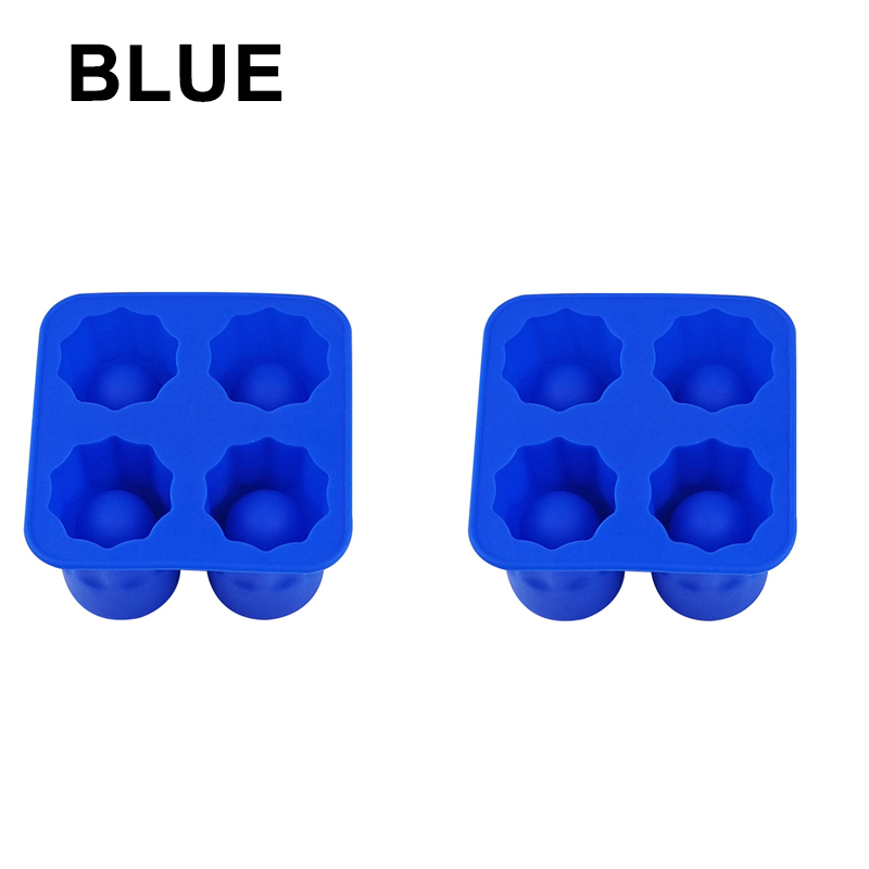 Ice Cup Cube Tray Mold Makes Shot Glasses Ice Mould Novelty Ice Cube Tray Summer Drinking Tool Ice Shot Glass Mold: green