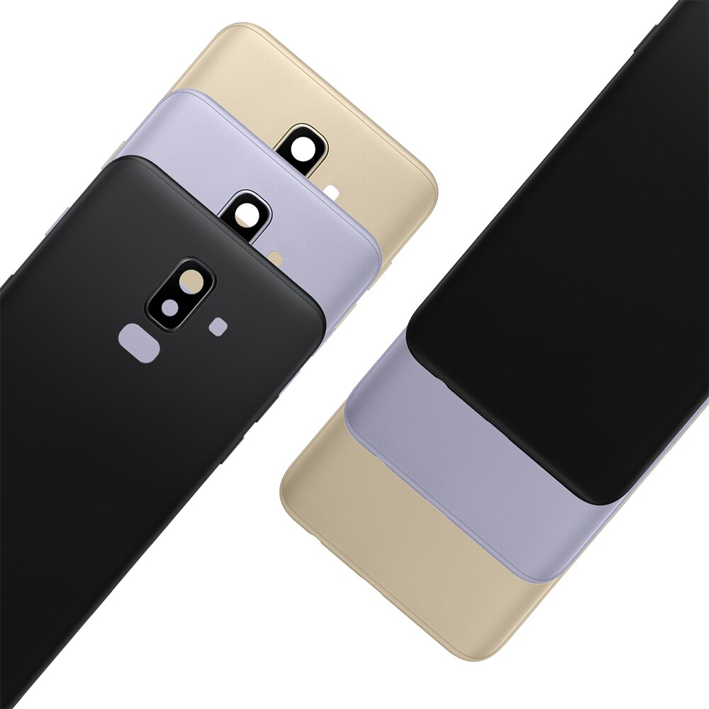 Per Samsung Galaxy J8 2018 J800F coperchio batteria posteriore sportello posteriore telaio centrale J8 J800 J800DS custodia sostituire il coperchio della batteria