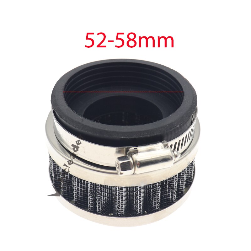 28Mm-60Mm Universal Air Filter Cleaner Motorfiets Atv Pit Dirt Bike Air Cleaner Intake Filter Voor Honda kawasaki Yamaha Moto: 52-58mm