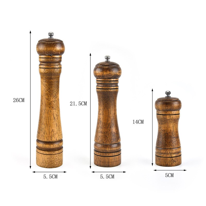 acacia wood pepper grinder manual wood black pepper grinder kitchen seasoning box