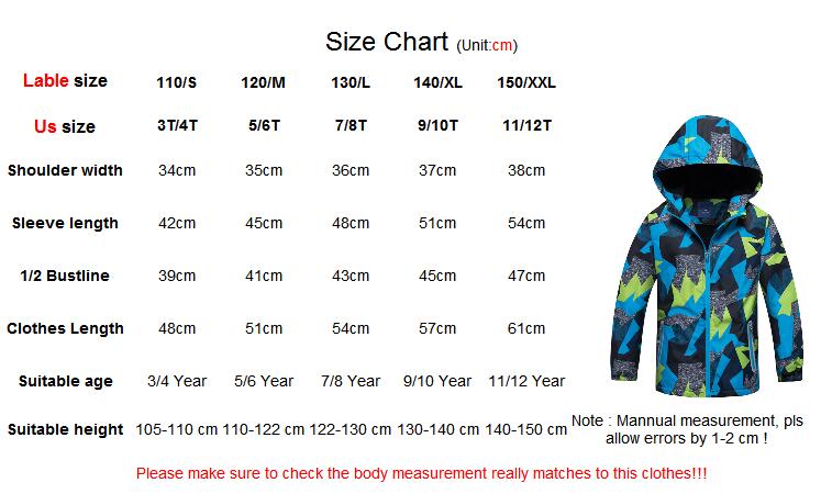 herbst Winter Jungen Windjacke Jacken Polar- Vlies Mäntel freundlicher Oberbekleidung Sport hoodie Kleidung Doppel-Deck Wasserdichte Jacke