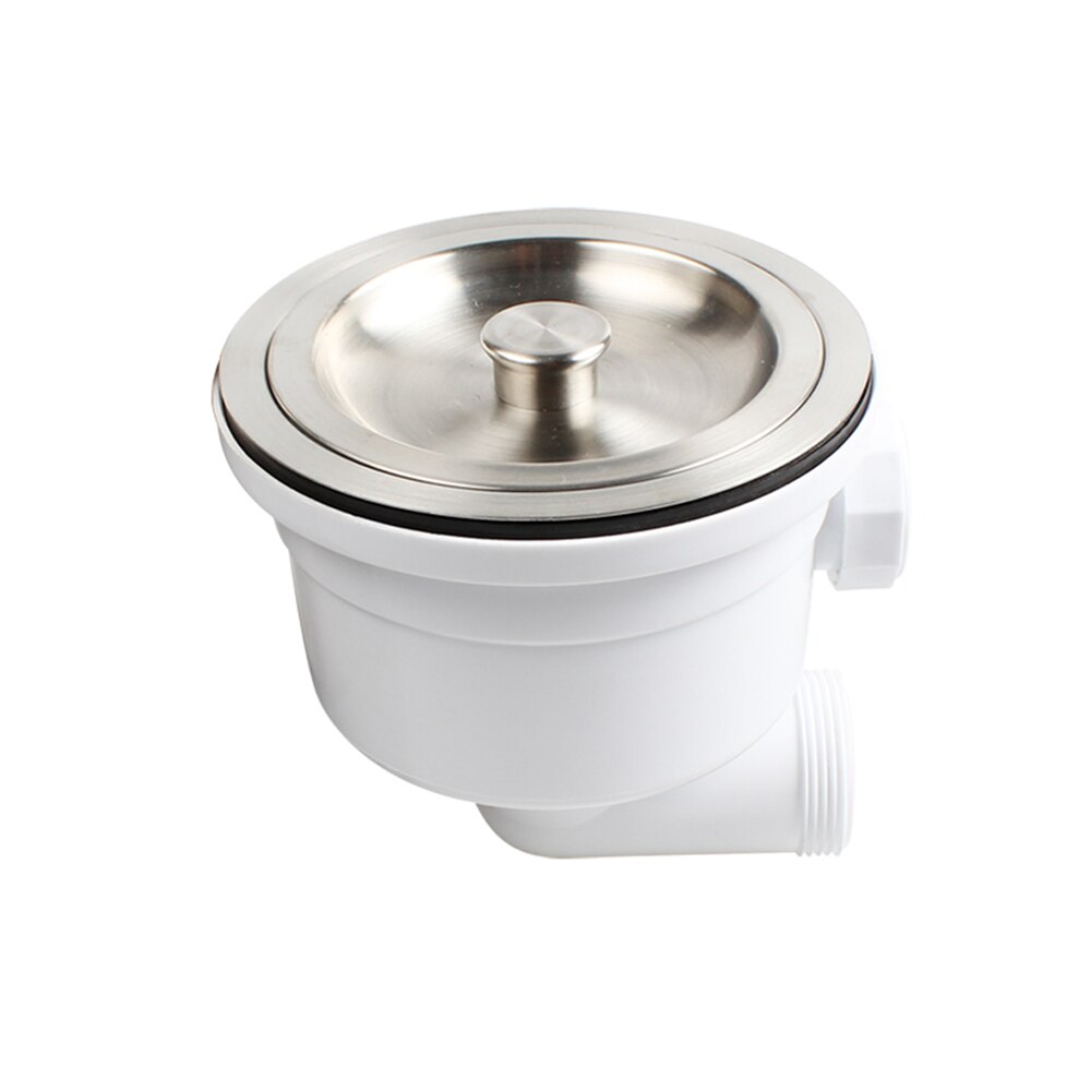 Talea 140mm flange kitchen sink basin drain filter basket strainer with anti-leakage overflow G1 1/2" drainpipe XL337C001