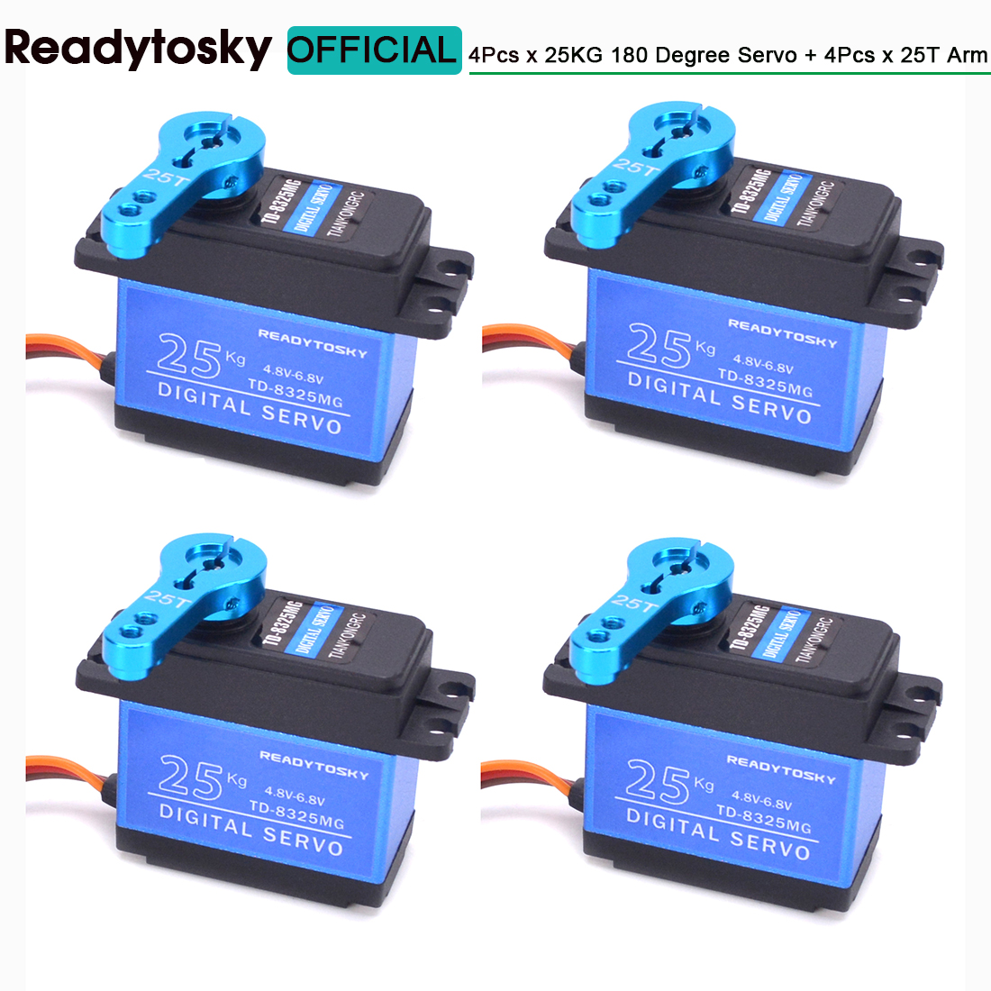 20kg TD8120MG / 25kg TD8325MG Hohe Drehmoment Kernlosen Motor Servo Wasserdichte Digital 180 Grad Servo control durch Fernbedienung control