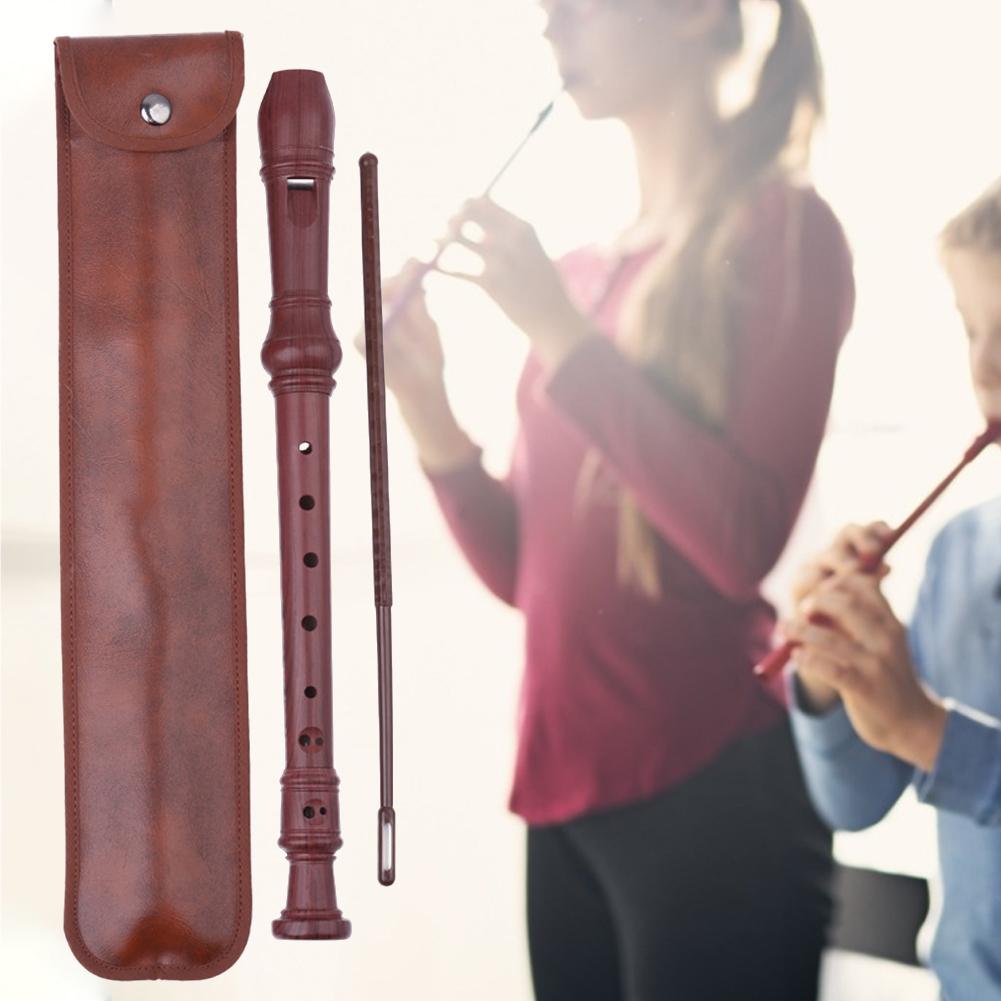 8 agujeros clarinete ocho agujeros alemán tipo triple plástico flauta estudiante niños clarinete de principiante instrumento Musical clarinete