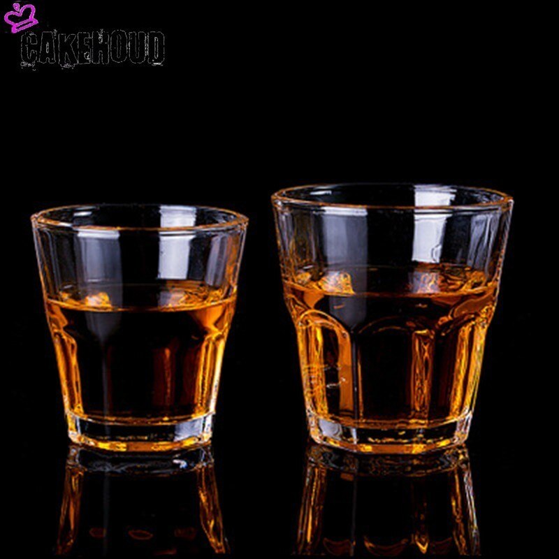 CAKEHOUD 2pcs Vintage Pacific Whisky Glasses Scottish Lead-Free White Wine Glass Rum Vodka Glassware Bar And Family Wine Glasses