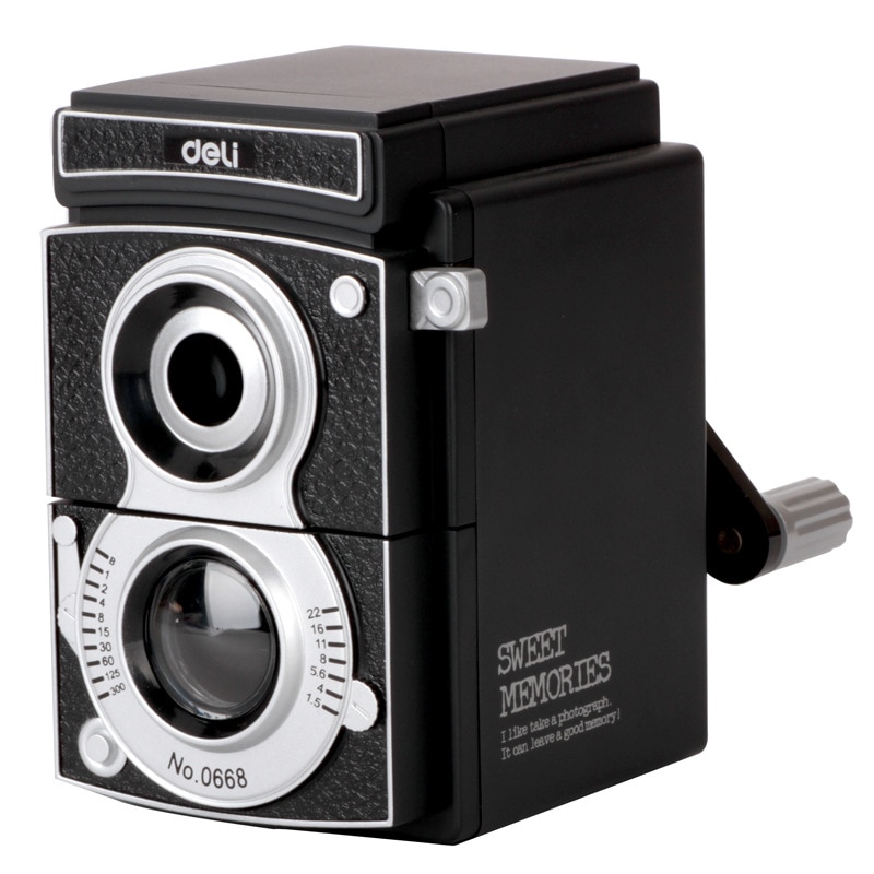 Retro projector pencil sharpener Light and shadow adjustable thickness hand roll pencil sharpeners