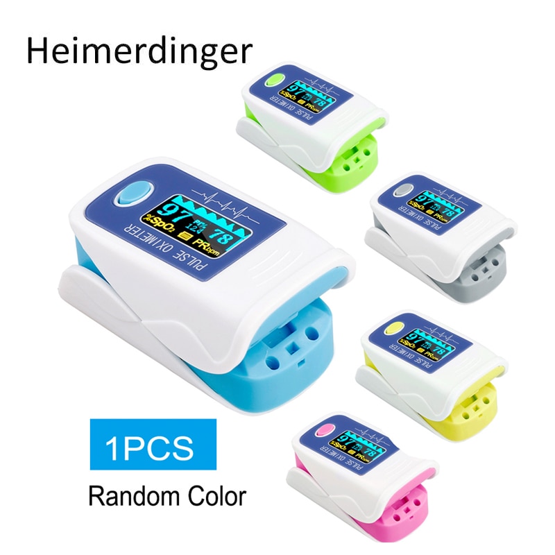 Puls oximeter monitor finger puls oxymeter digital iltmåler klip type spo 2 pr sensor oled display puls oximetre