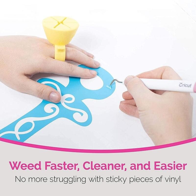 Handicraft Waste Collector Suctioned Vinyl Weeding Scrap Storage Collector Craft Weeding Tool Silicone Handicraft Storage Box