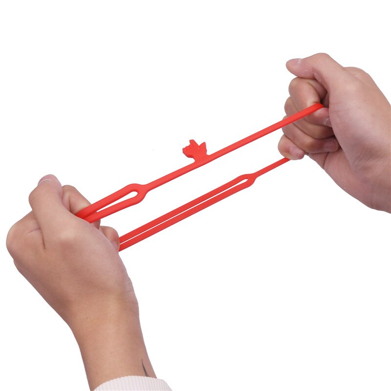 7 Pcs Flexible bookmark Learning Stationery Unique Silicone Finger Pointing Bookmark Elasticity Book Mark