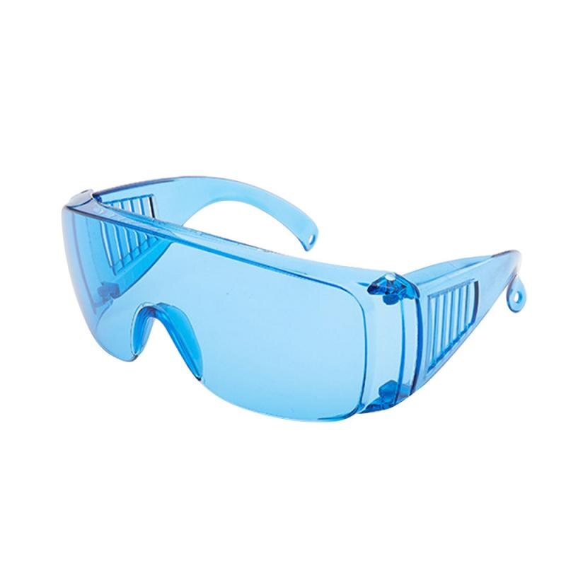 Bunte Schutzbrille Schutz Auge Komplett Geschlossenen Linse Brille Breite Vision Anti-Nebel Spritzen Brille Motorrad Zubehör: Blau