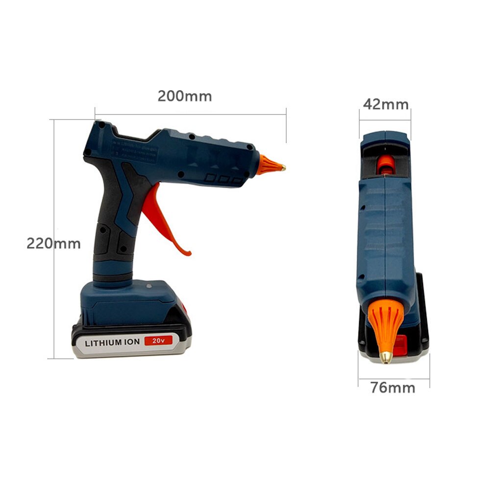 Elektrische Melt Lijm Machine Cordless Lithium Lijm Extrusie Tool Applicator Voor Diy Arts Ambachten Handgemaakte Lijm Artikelen