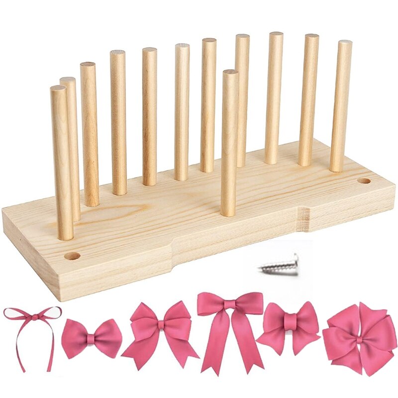 Máquina multiusos para hacer lazos, herramienta de madera para manualidades DIY, Día de San Valentín,: B