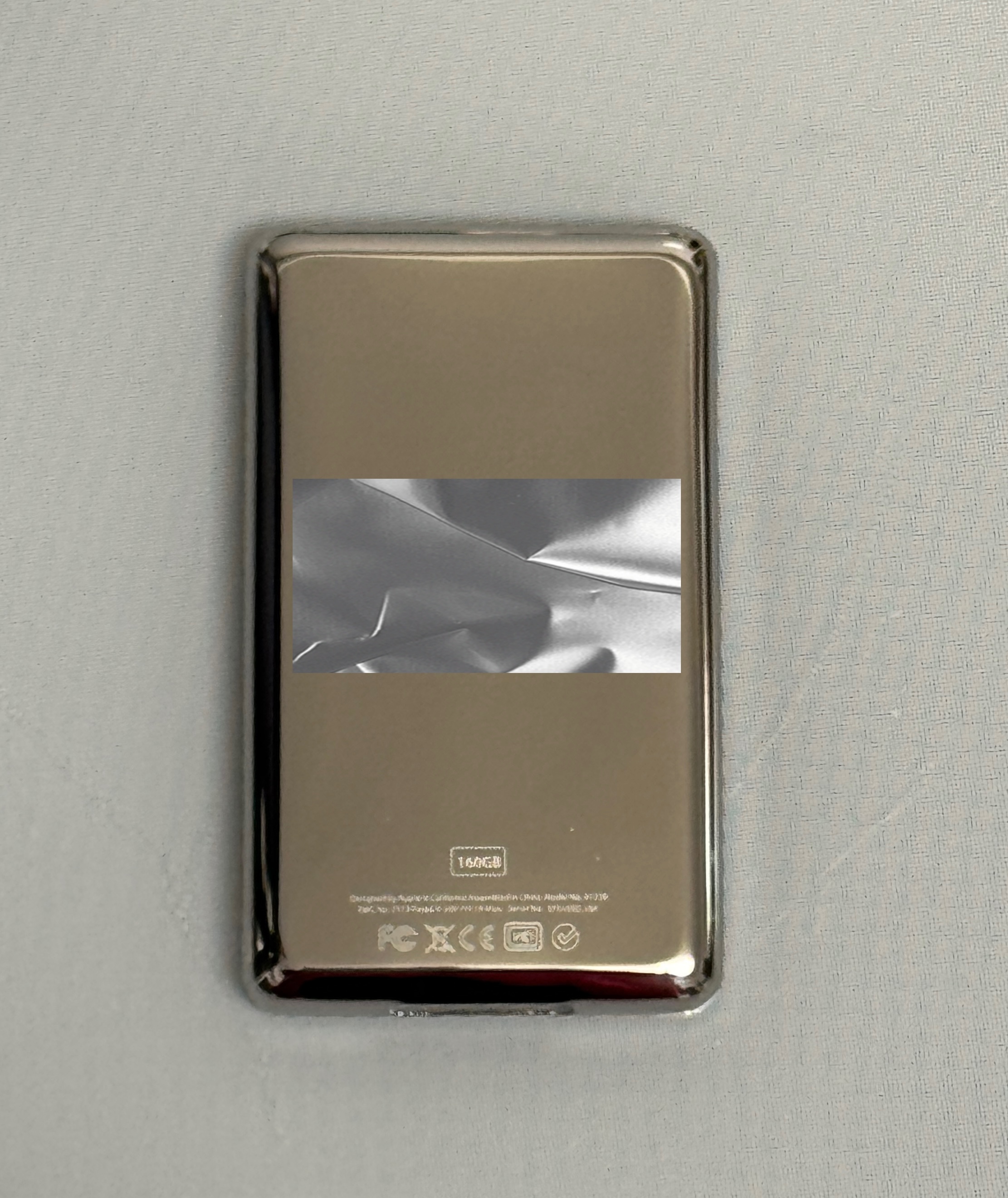 Silver Back Cover Rear Case Thin For Ipod Classic 6th 80G 6.5th 120G 7th 160G A1238 Back Cover Viode 5th 30G A1136: Gold
