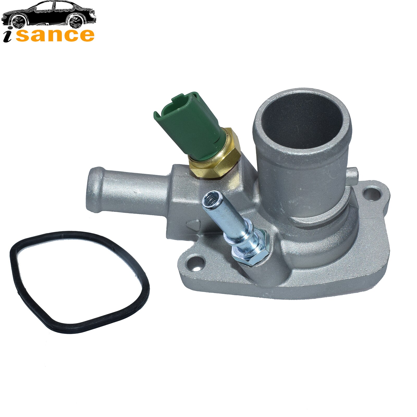 Isance Koelvloeistof Thermostaat Voor Alfa Romeo Mito Fiat 500 Lancia Musa 0055202176,55202176,55239819,55250824,0055193669