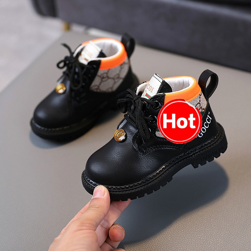 Bottes en caoutchouc antidérapantes pour bébés filles et garçons, chaussures à la pour enfants, tailles 21 à 30, printemps et automne