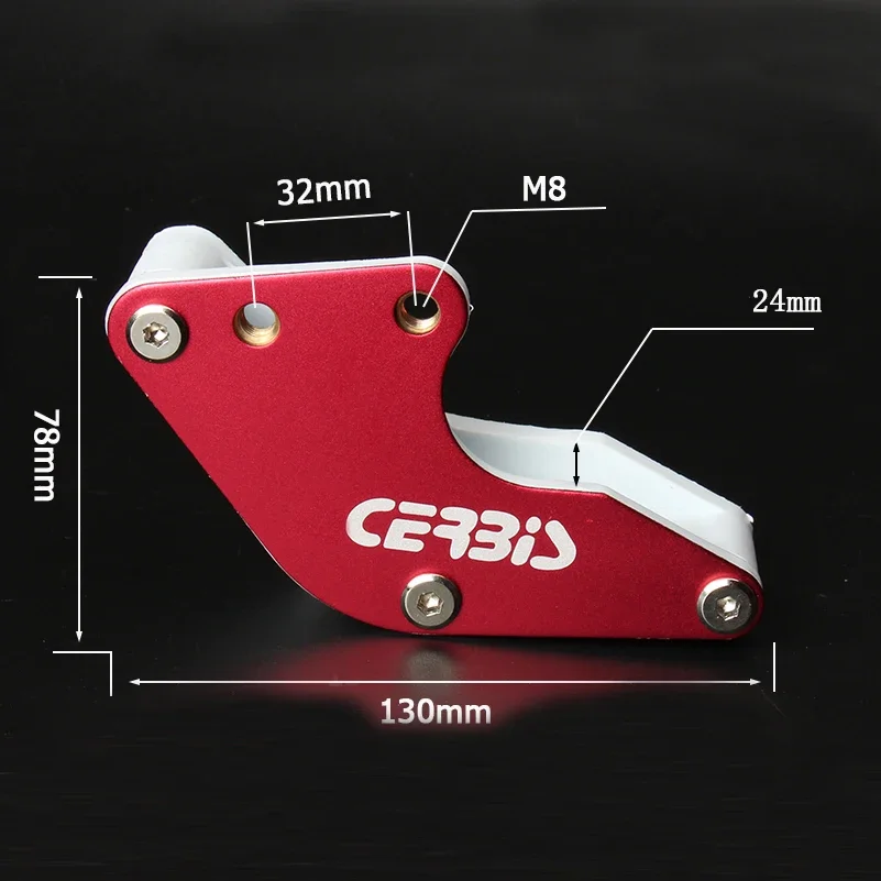 Motorcycle CNC Chain Guard Gids Voor IRBIS BSE KAYO SSR TTR XR CRF KLX 50 70 90 110 125 140 150 160 cc Dirt Pit Bike Scooter