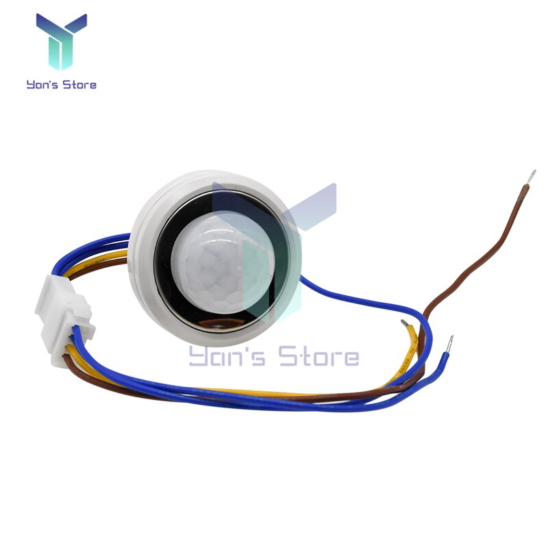 Mini Embedded Human Infrared Smart Sensor Switch Adjustable Delay Infrared Motion Detection Automatic Sensor Light Switch