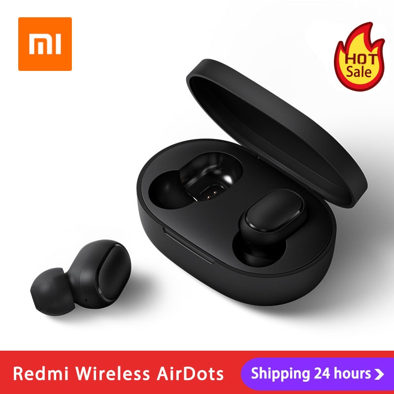 Xiaomi Redmi Airdots earphone original TWS wireless earbuds xiaomi redmi airdots bluetooth 5.0 earphones airdots