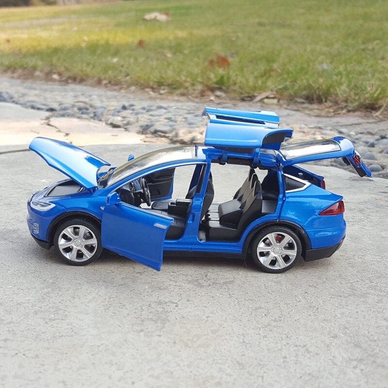 Trasporto Libero New1:32 Tesla MODELLO X MODEL3 In Lega Modello di Auto Giocattoli Pressofusi E Veicoli Auto giocattolo Del Capretto Giocattoli Per I Regali Dei Bambini Toy Boy