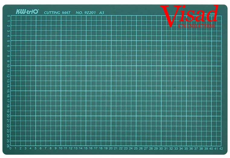 Pvc skjærematte  a2 craft mørkegrønne lappeverktøy  a2 skjærebrett skjærematter for quilting