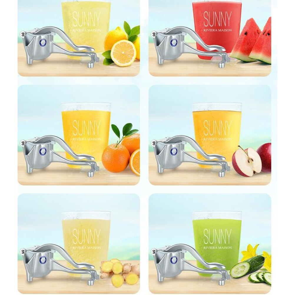 Metal Manual Juicer Alloy Fruit Hand Juicer Heavy Duty Lemon Orange Juicer Manual Fruit Press Juicer Extractor Bar Tool