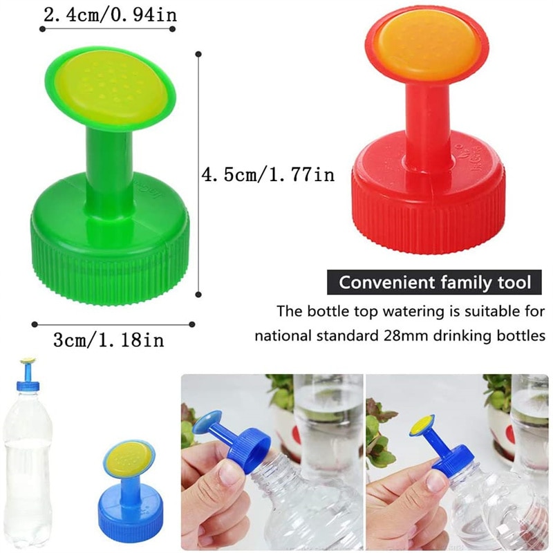 1/3Pc Bottle Cap Sprinkler Plastic Watering GB 30mm caliber Little Nozzle Sprinkler Head Sprayer Watering Tool Bottle Attachment