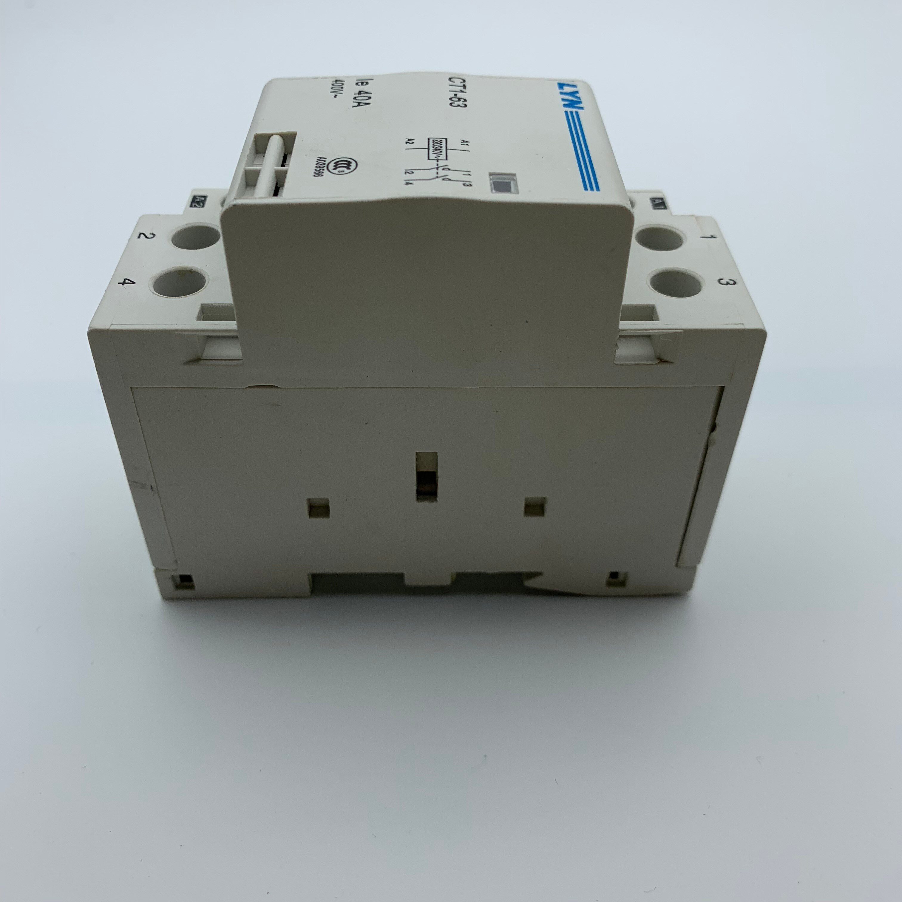 CT1-63 2P 32A 40A 63A 220V/240V Din rail Household ac Modular contactor 2NO/1NO1NC/2NC
