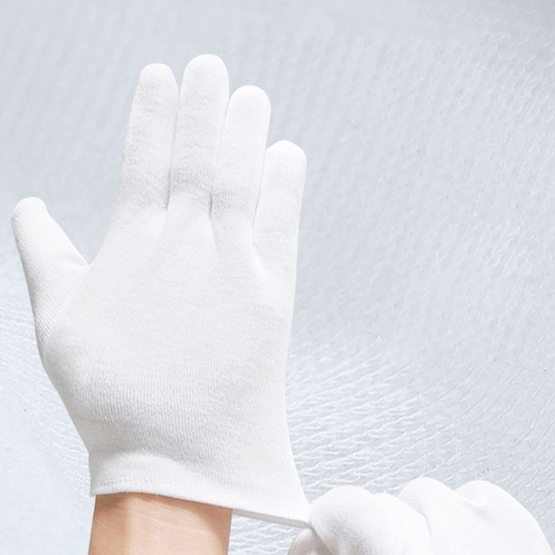 20 Paren/partij Kinderen Witte Handschoenen Dunne Katoenen Kids Handschoen Voor School Groep Dans Gymnastiek Tonen Prestaties