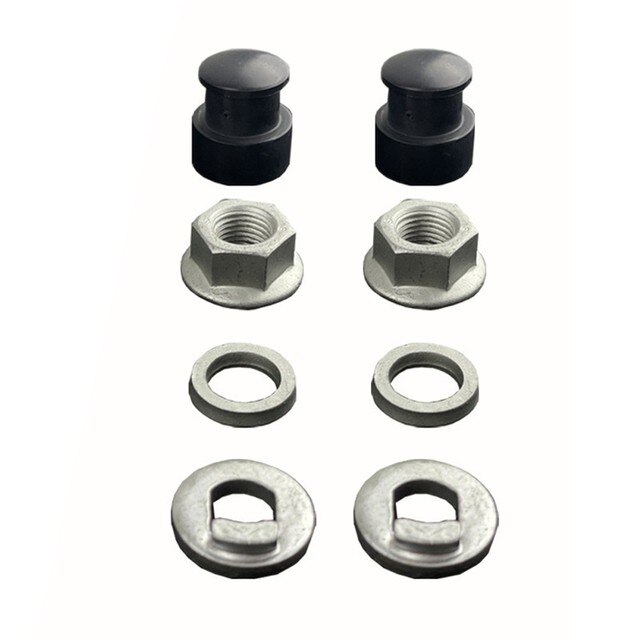 Essieu de moteur de moyeu de vélo électrique M12 M14 avec écrou de blocage rondelle d&#39;espacement couvercle d&#39;écrou pour moteurs 500W - 5000W avec essieux 12mm ou 14mm: M12