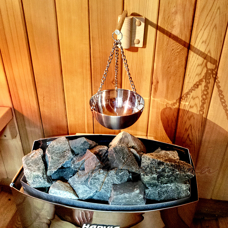 Fabrik sauna aromaterapi olie skål sauna kop rustfrit stål æterisk olie holder skål til sauna og spa
