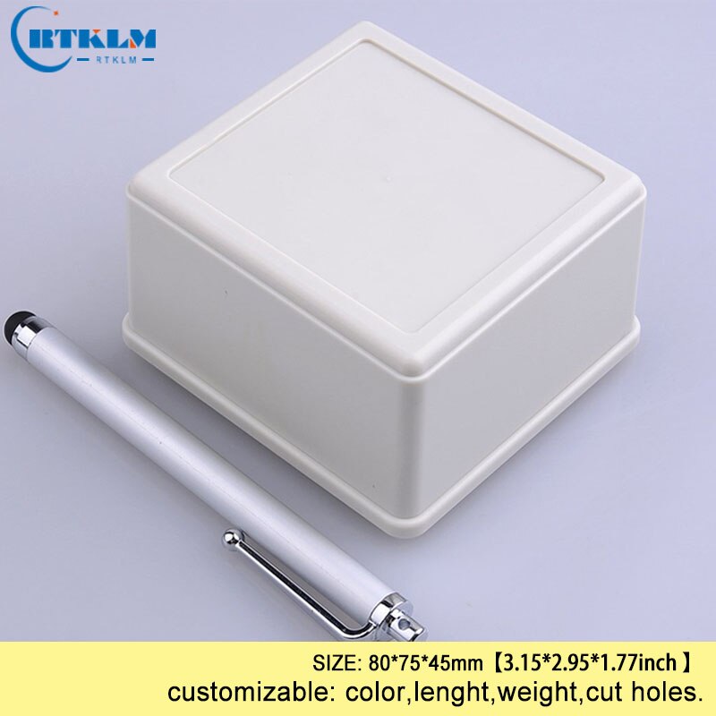 ABS plastic enclosure electric junction box diy plastic box for electronic project SMALL electrical enclosure 80*75*45mm: BMD60010-A1