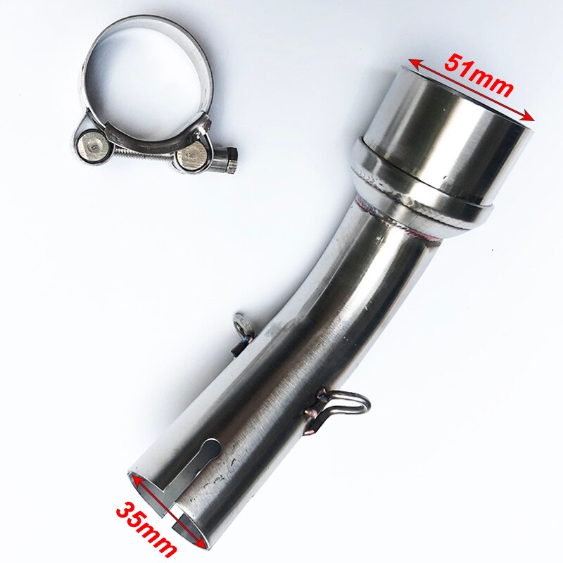 Motorcycle Motorbike Original Factory Exhaust Mid Connecting Link Pipe Adapter Elbow For YAMAHA YZF R25 R30 R3 15 16