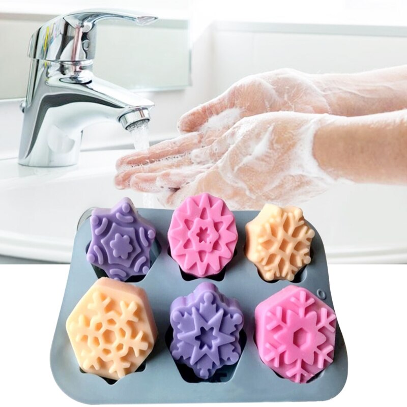 Liulan-exquisito molde de silicona para fabricación de jabón, DIY, hecho a mano, 3D, manualidades, molde para hornear pasteles y velas