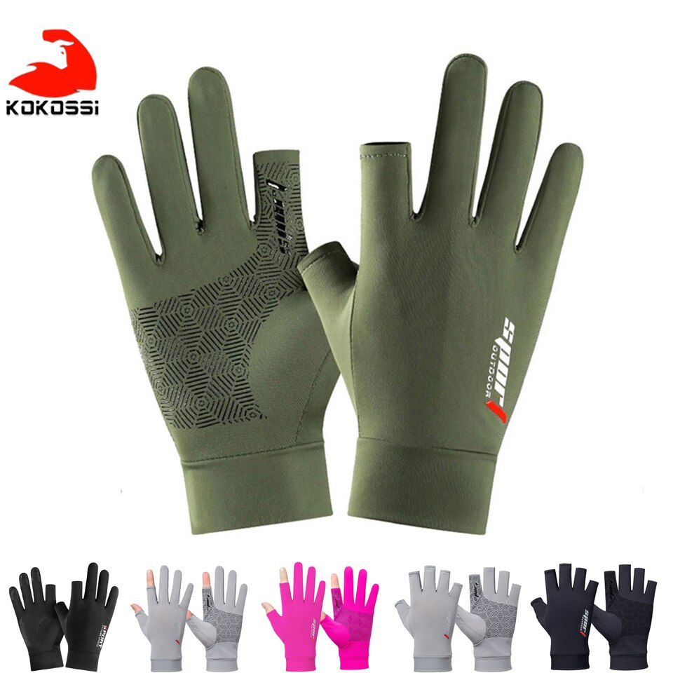 KoKossi – gants de pêche, une paire, protection des mains, libération professionnelle, antidérapants, pour sport, Fitness, cyclisme